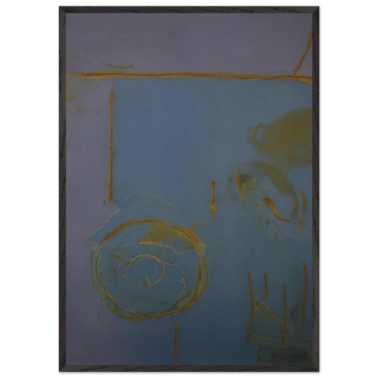 Guadalupe - 1989 - Helen Frankenthaler 70x100 cm / 28x40 inches Framed Art Print – Black Wooden Frame