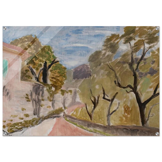 PAYSAGE OU RUE DANS LE MIDI 1918 - Henri Matisse Acrylic Print - 70x100 cm / 28x40″ inches | Henri Matisse Wall Art | Henri Matisse Prints