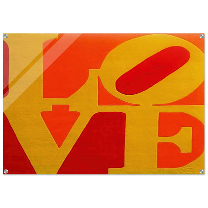 Chosen Love - Robert Indiana Acrylic Print - 70x100 cm / 28x40″ inches | Robert Indiana Wall Art | Robert Indiana Prints
