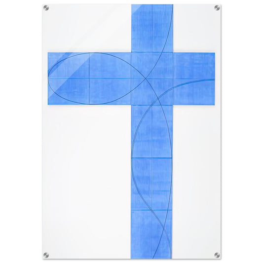 COLUMN STRUCTURE XXII 2008 - Robert Mangold Acrylic Print - 70x100 cm / 28x40″ inches