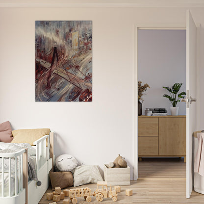 Untitled - 1967 - Konrad Zuse Brushed Aluminum Print - 70x100 cm / 28x40 inches | Konrad Zuse Aluminum Print | Konrad Zuse Prints