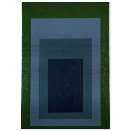 HOMAGE TO THE SQUARE 1966 - Josef Albers Brushed Aluminum Print - 70x100 cm / 28x40 inches | Josef Albers Aluminum Print | Josef Albers Prints