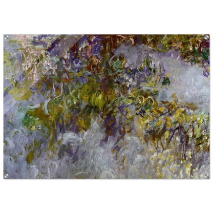 Wisteria left half - claude monet Acrylic Print - 70x100 cm / 28x40″ inches | claude monet Wall Art | claude monet Prints