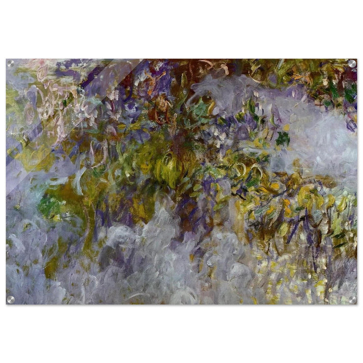 Wisteria left half - claude monet Acrylic Print - 70x100 cm / 28x40″ inches | claude monet Wall Art | claude monet Prints