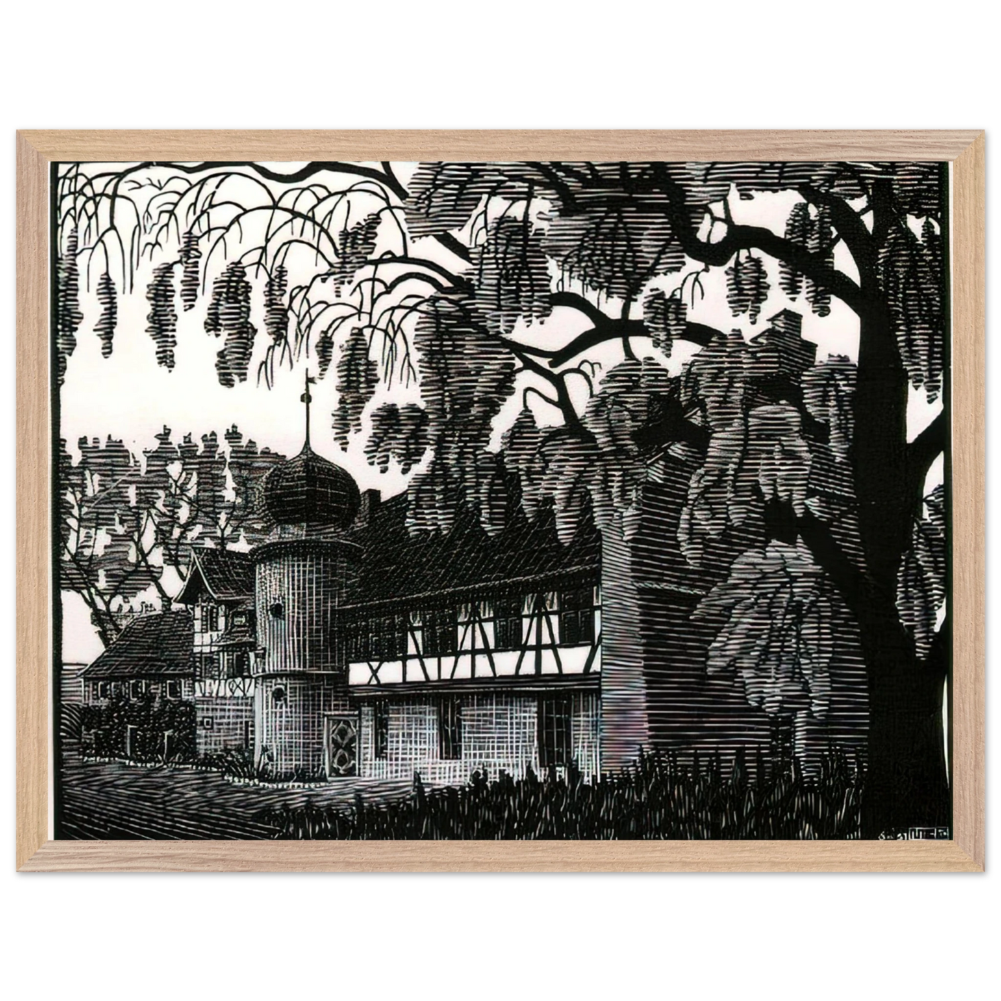 MC Escher - ESCHER (12) Wall Art - 30x40 cm / 12x16 inches - Fine Art Poster - -