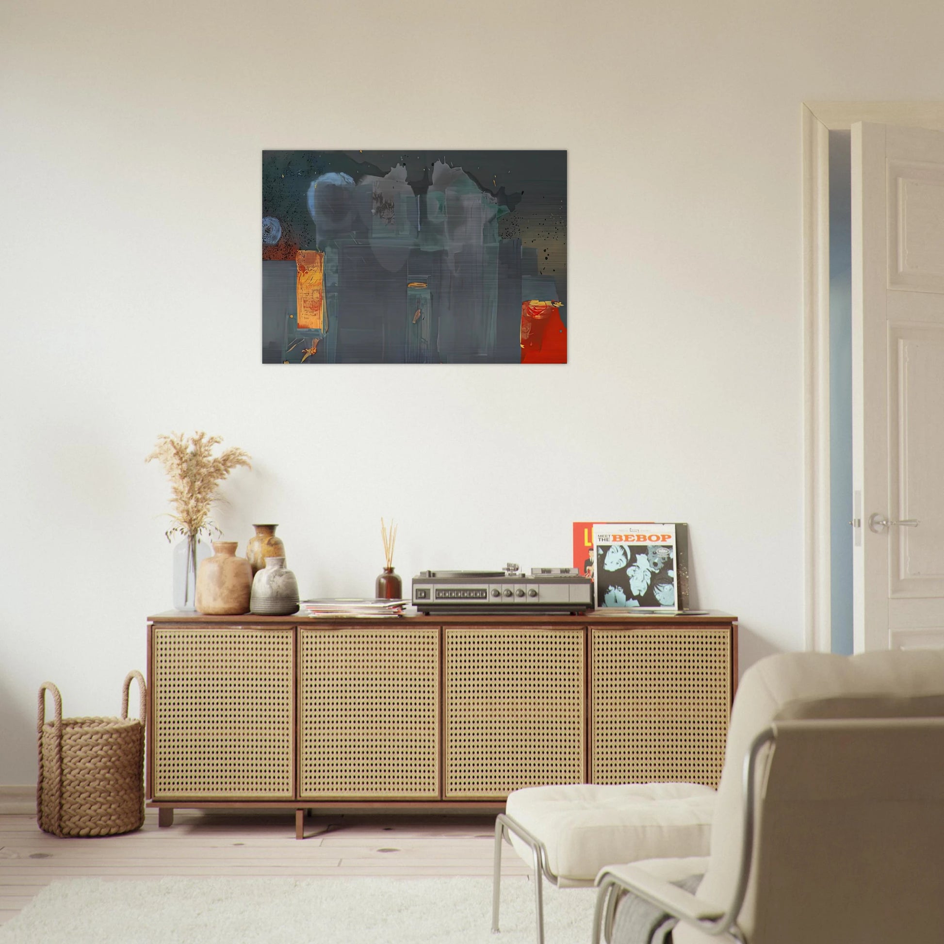 Janus, 1990- - Helen Frankenthaler Brushed Aluminum Print - 70x100 cm / 28x40 inches | Helen Frankenthaler Aluminum Print | Helen Frankenthaler Prints