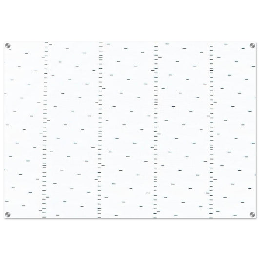 Every 15 cms, every 16 cms dash of one cm long - 1974 - Francois Morellet Acrylic Print - 70x100 cm / 28x40″ inches