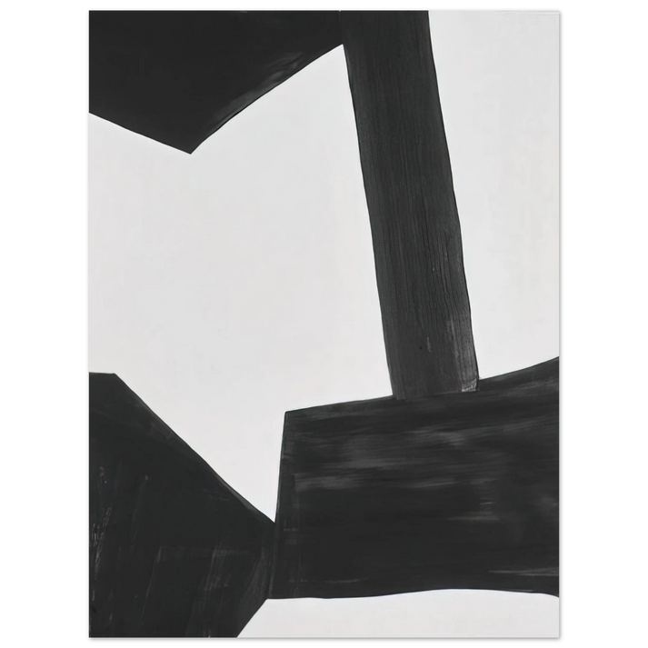 Doug Ohlson - Black and White Form - 1962  75x100 cm / 30x40inches Fine Art Poster