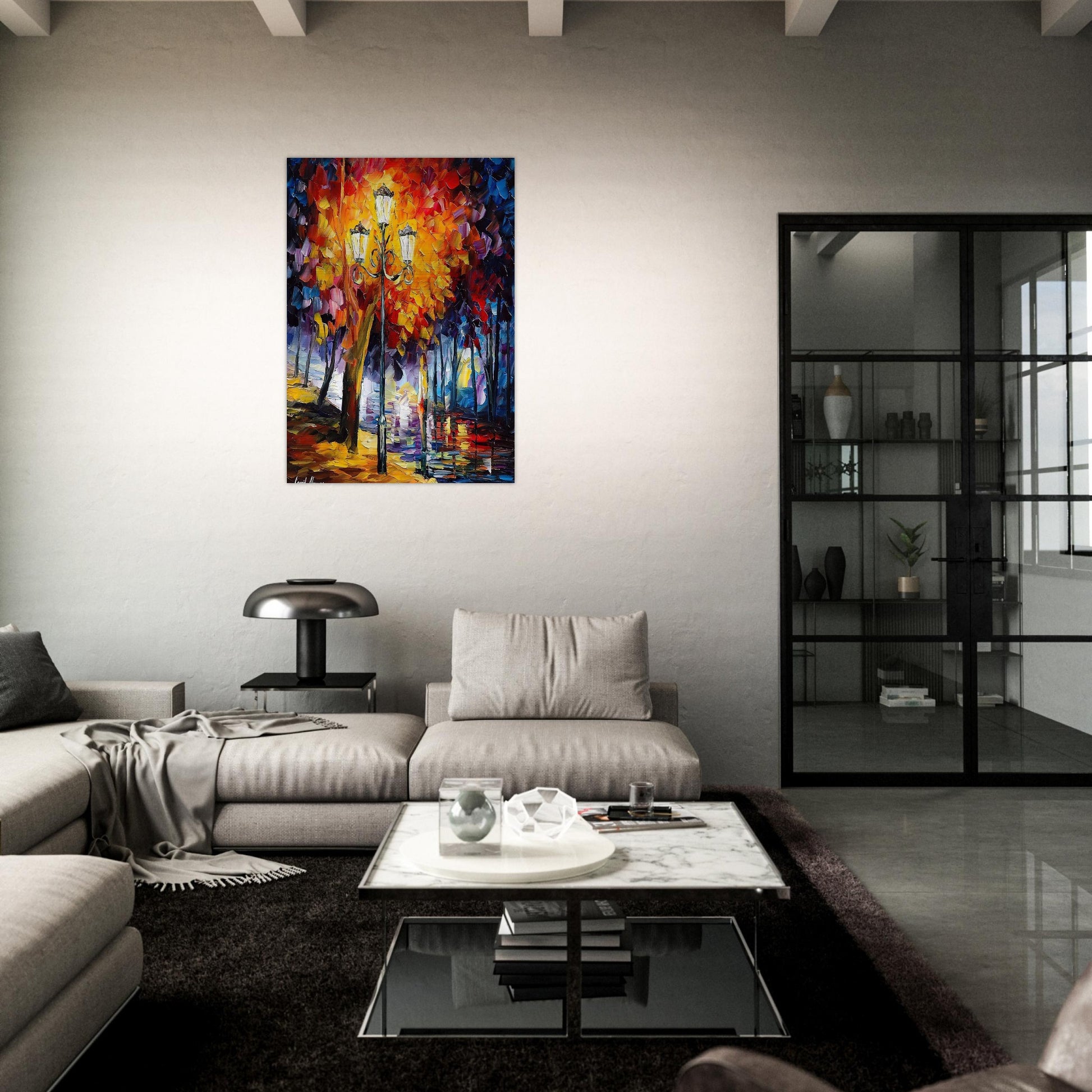 Leonid Afremov - Leonid Afremov Brushed Aluminum Print - 70x100 cm / 28x40 inches | Leonid Afremov Aluminum Print | Leonid Afremov Prints