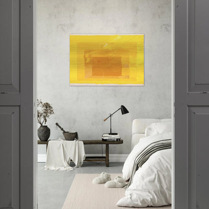 STUDY FOR HOMAGE TO THE SQUARE - Josef Albers Brushed Aluminum Print - 70x100 cm / 28x40 inches | Josef Albers Aluminum Print | Josef Albers Prints