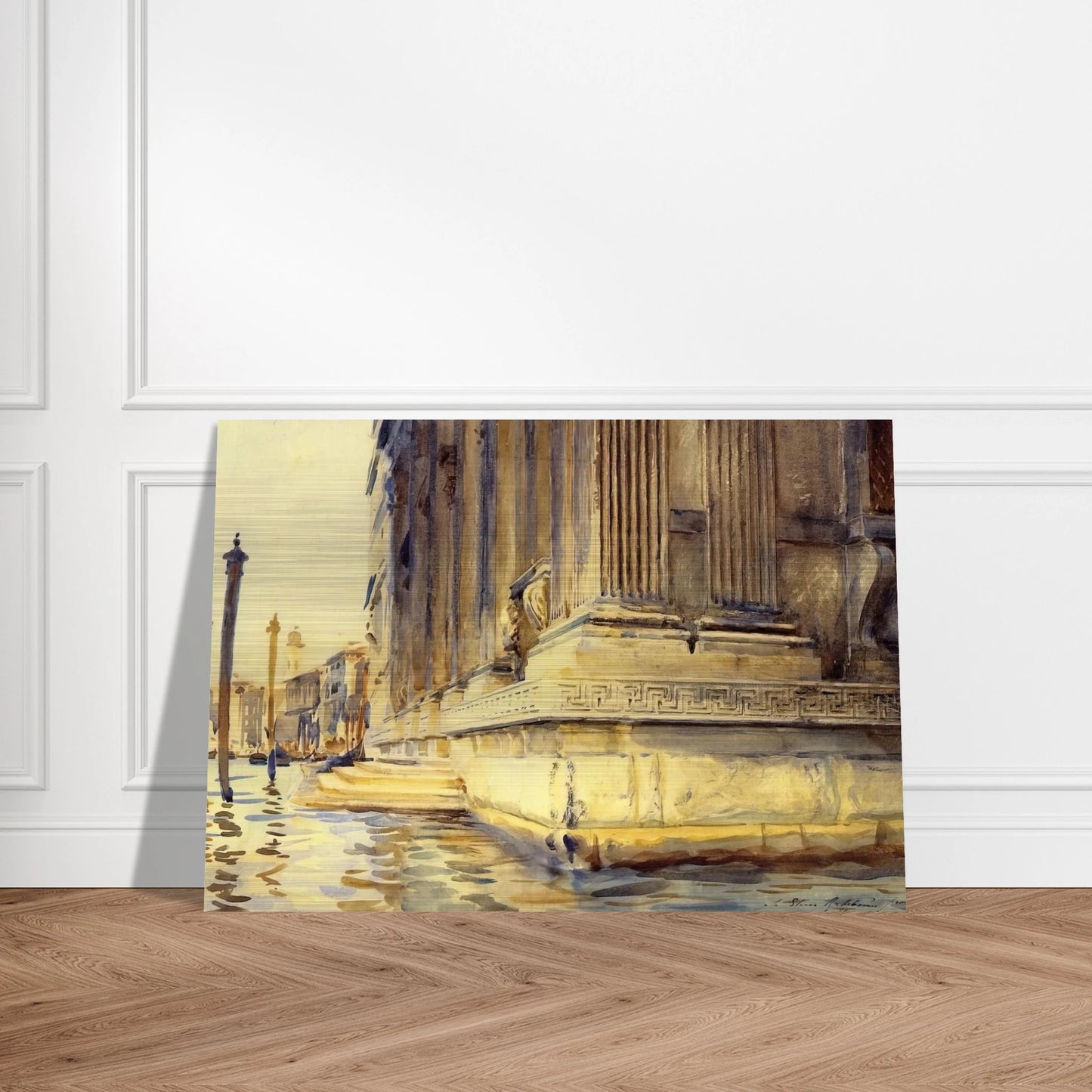 Palazzo Grimani - John Singer Sargent Brushed Aluminum Print - 70x100 cm / 28x40 inches | John Singer Sargent Aluminum Print | John Singer Sargent Prints