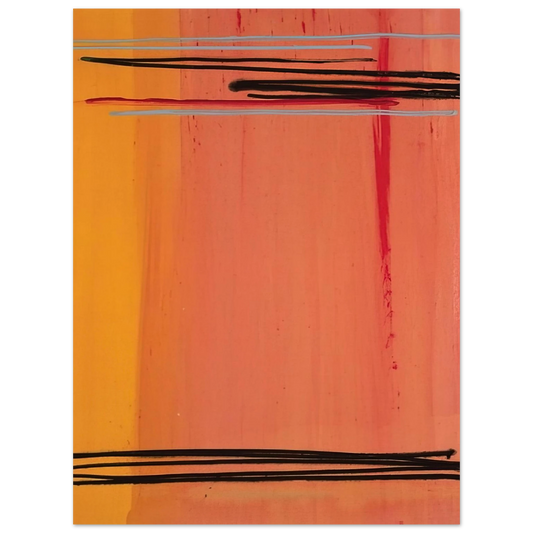 Larry Zox - Caxambus - Color Field Painting Fine Art Poster - Default Title