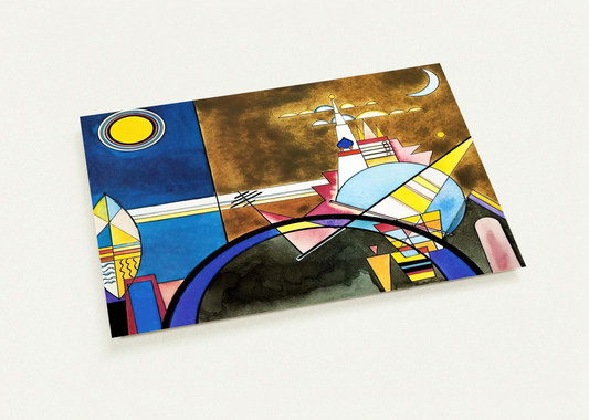 PICTURE XVI THE GREAT GATE OF KIEV STAGE SET FOR MUSSORGSKY S PICTURES AT AN EXHIBITION IN 1928 By Wassily Kandinsky Pack of 10 Post Cards | Wassily Kandinsky Post Cards | A6 (10.5 x 14.8 cm) - 4.1 x 5.8 inches