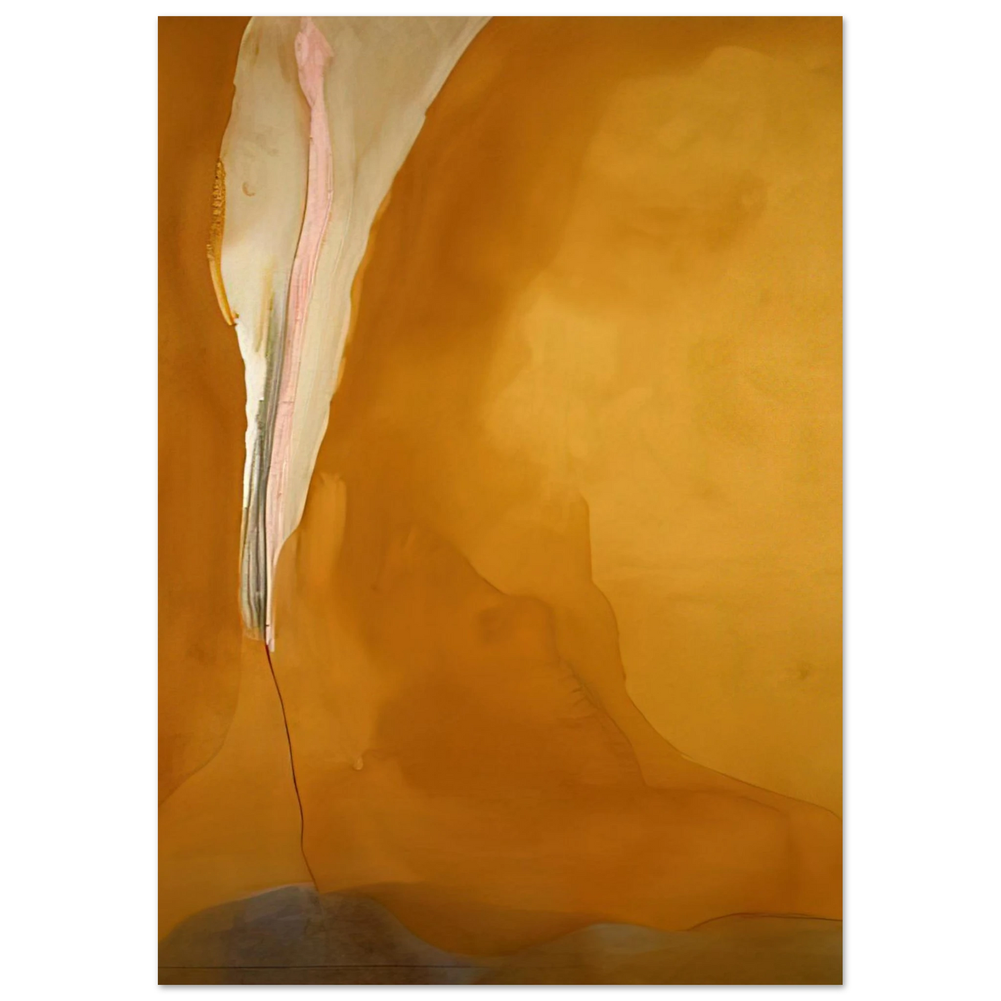 Helen Frankenthaler - Coral Wedge - 1972 Wall art - 21x29.7 cm / 8x12" - Fine Art Poster - -