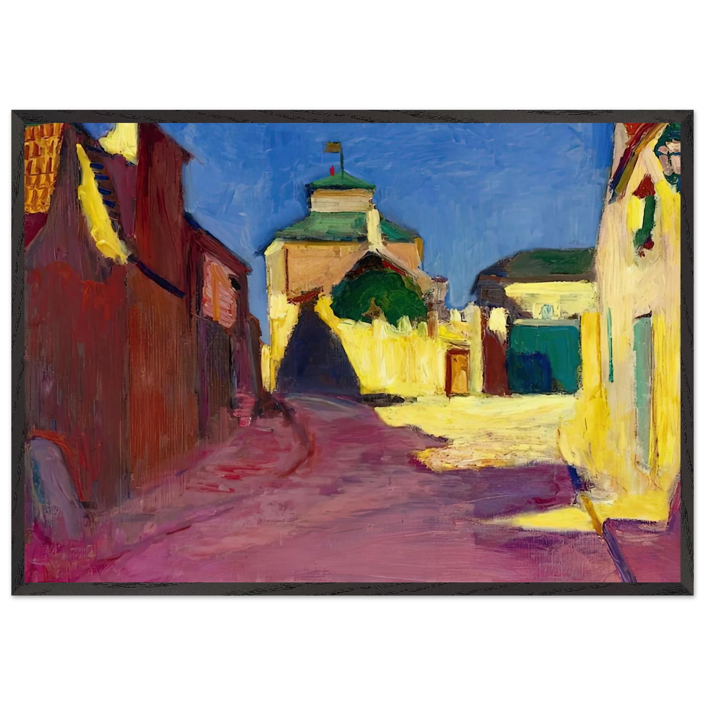 UNE RUE A ARCUEIL 1904 - Henri Matisse Framed Art Print – Black Wooden Frame - Default Title - -Framed Art Print