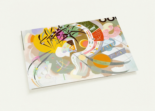 DOMINANT CURVE 1936 By Wassily Kandinsky Pack of 10 Post Cards | Wassily Kandinsky Post Cards | A6 (10.5 x 14.8 cm) - 4.1 x 5.8 inches