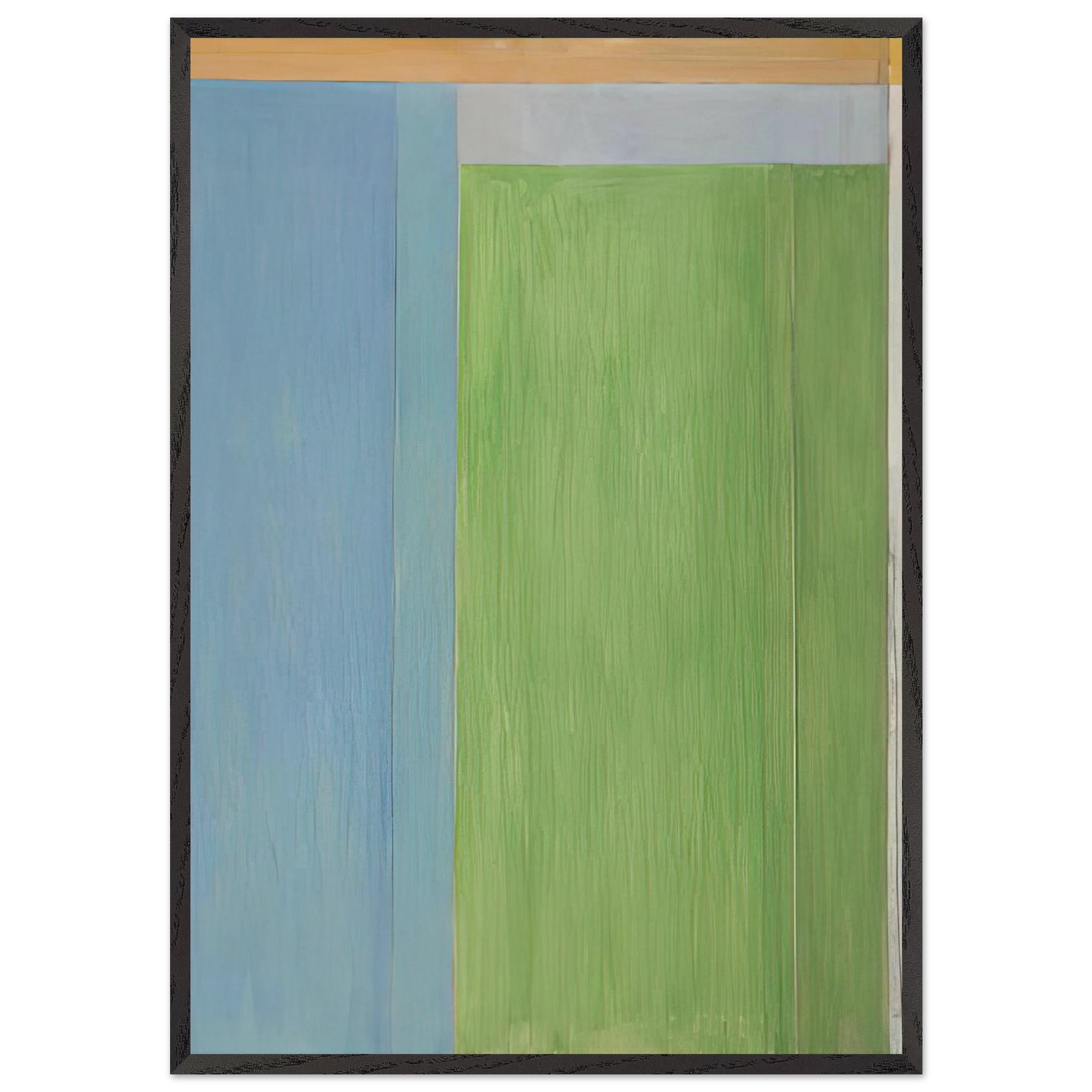 Ocean Park 45 - Richard Diebenkorn Framed Art Print – Black Wooden Frame - Default Title - -Framed Art Print