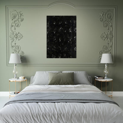 Indigo Wood - Sam Francis Brushed Aluminum Print - 70x100 cm / 28x40 inches | Sam Francis Aluminum Print | Sam Francis Prints