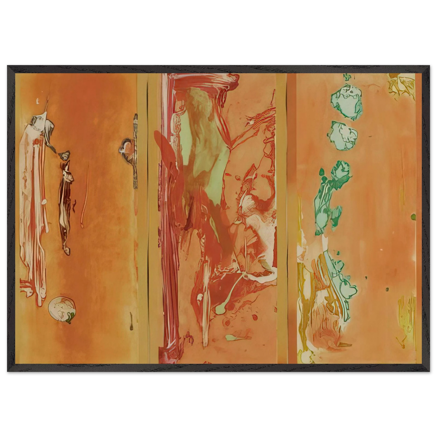 Helen Frankenthaler - Gateway - 1988 Wall art - 27x35 cm / 11x14 inches - Fine Art Poster - -