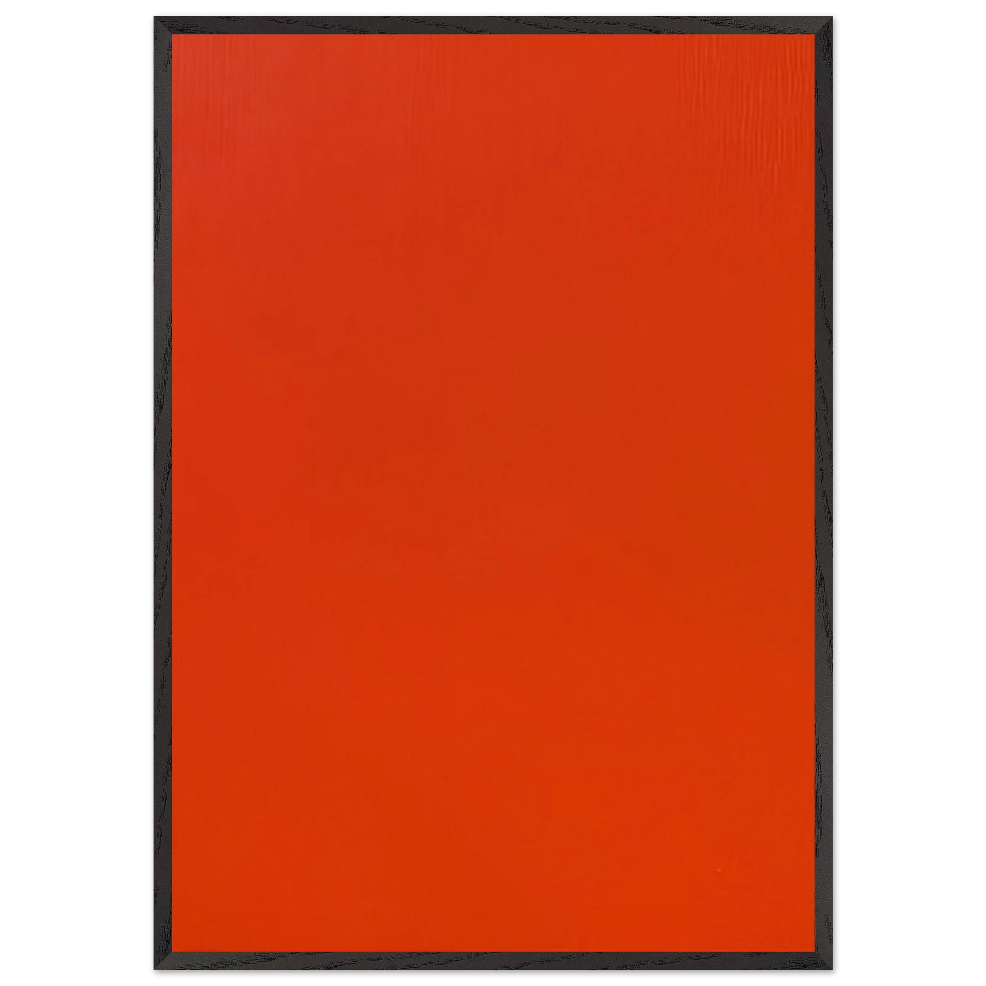 Vermilion - Marcia Hafif Framed Art Print – Black Wooden Frame - Default Title - -Framed Art Print