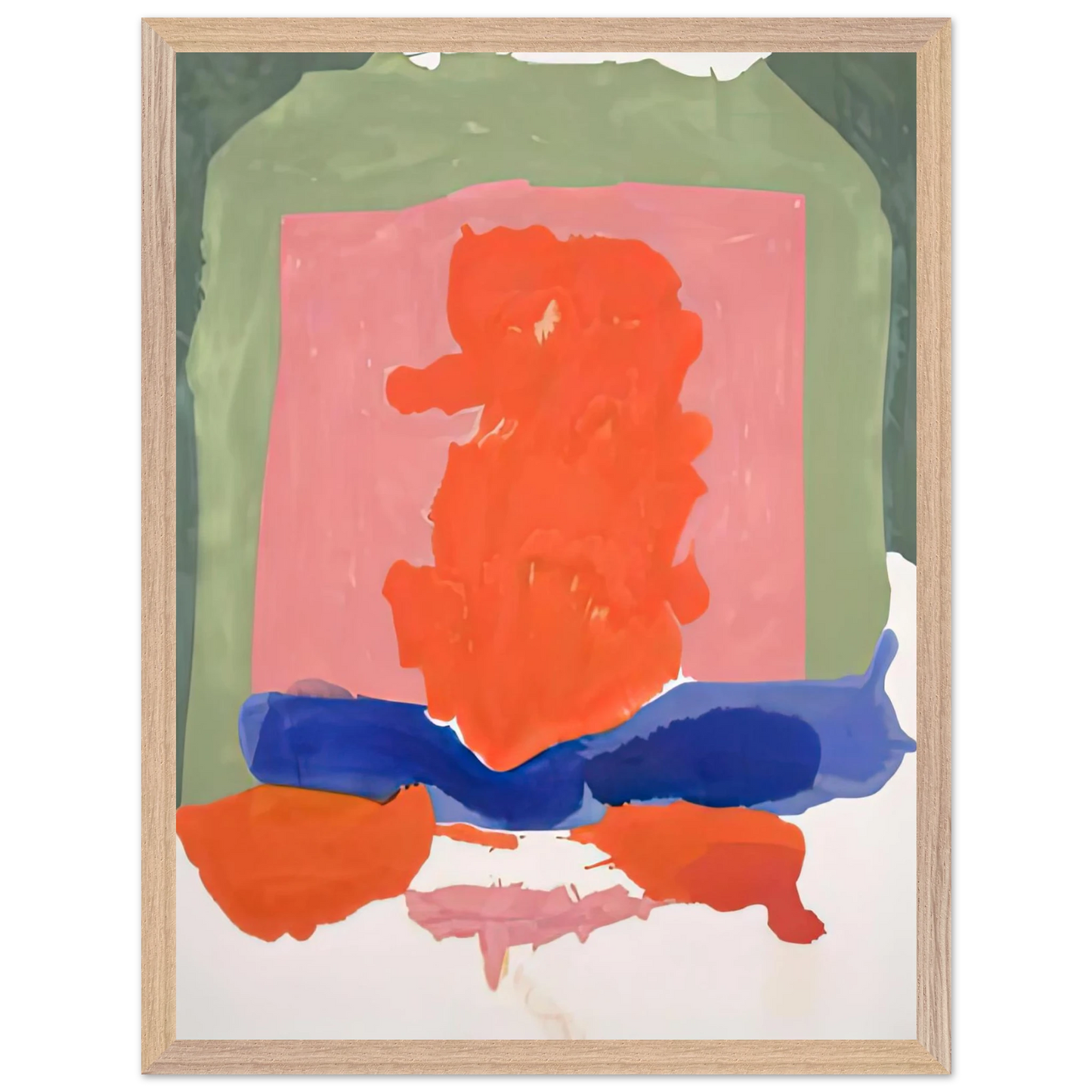 Helen Frankenthaler - Small's Paradise, 1964- Wall Art - 21x29.7 cm / 8x12" - Premium Wooden Framed Poster With Fine Art Paper - Wood frame