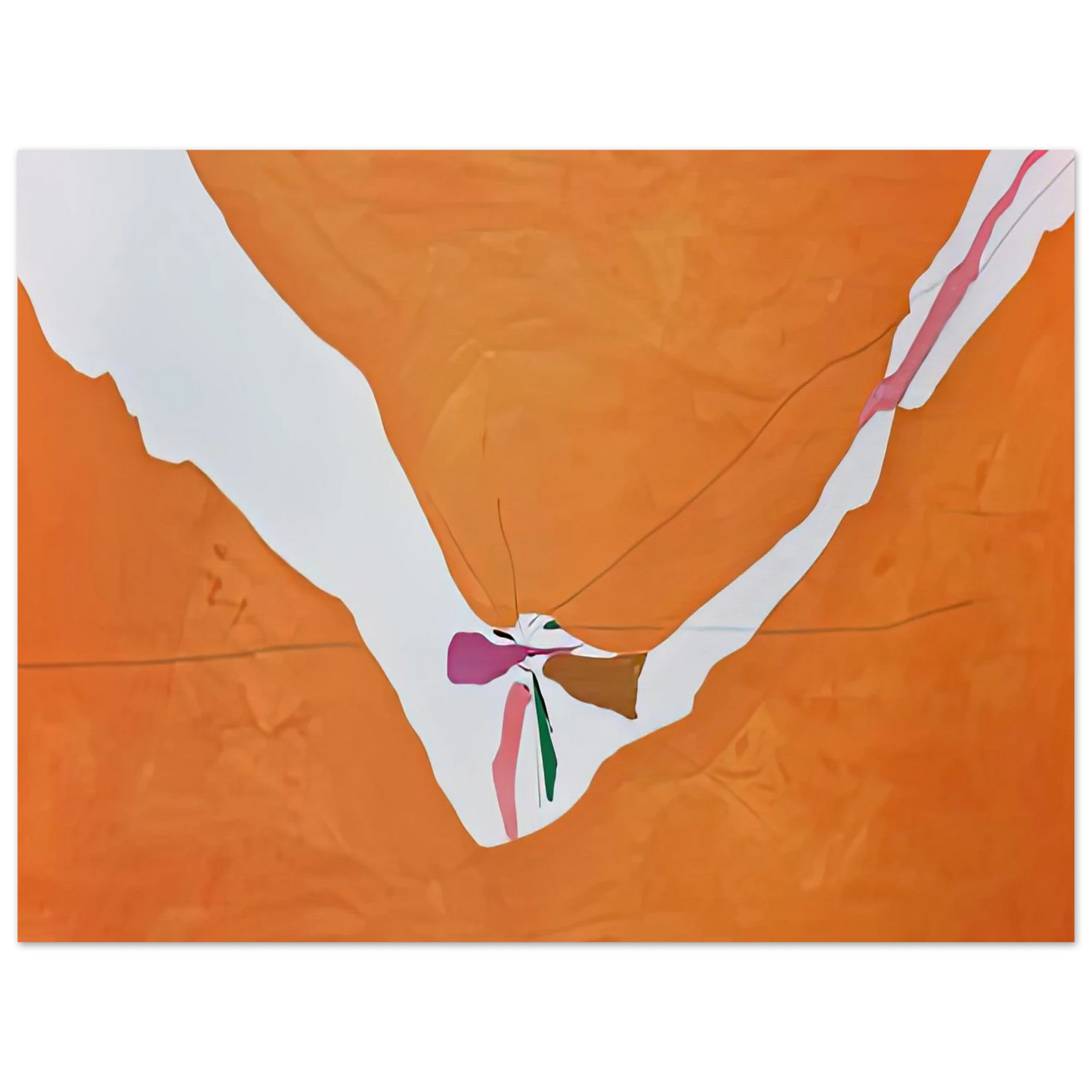 Helen Frankenthaler - Chairman of the Board, 1971- Wall Art - 30x40 cm / 12x16 inches - Premium Wooden Framed Poster With Fine Art Paper - Wood frame
