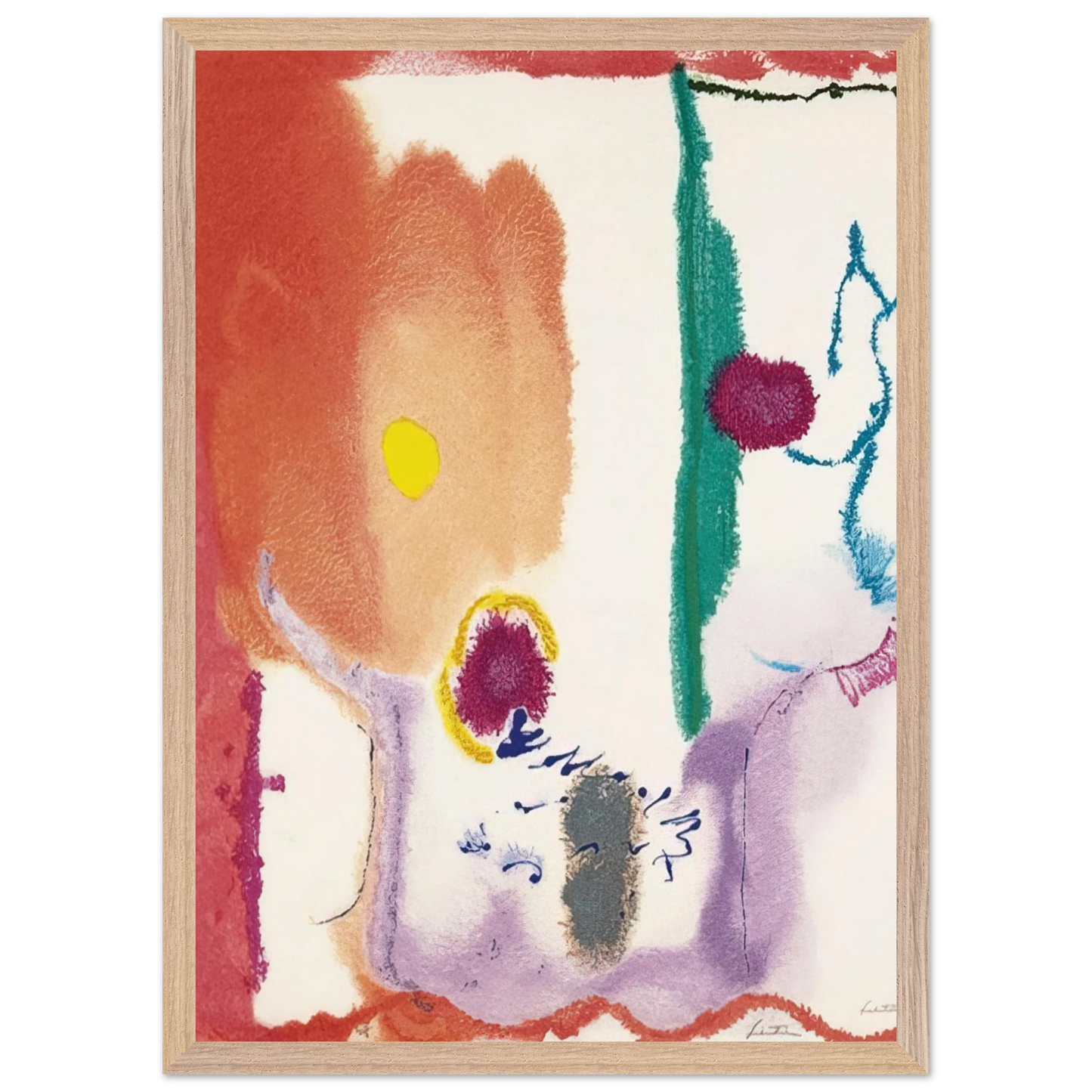 Helen Frankenthaler - Beginnings - 2002 Wall art - A3 (29.7 x 42  cm) - Fine Art Poster - -