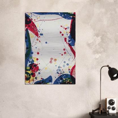 Sulfur Water - Sam Francis Brushed Aluminum Print - 70x100 cm / 28x40 inches | Sam Francis Aluminum Print | Sam Francis Prints