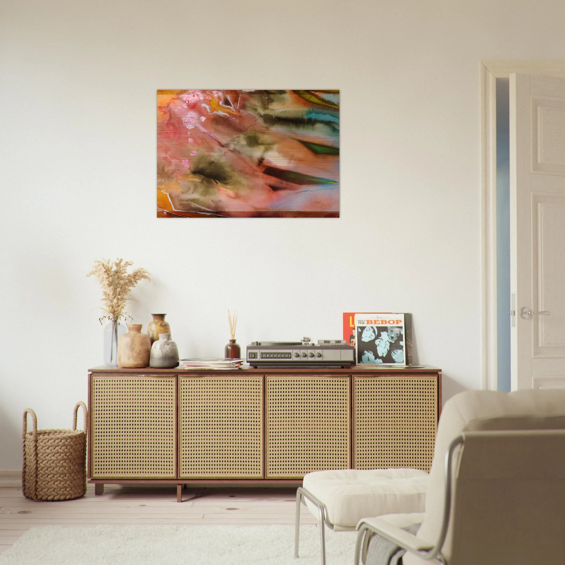 Loon - Sam Gilliam Brushed Aluminum Print - 70x100 cm / 28x40 inches | Sam Gilliam Aluminum Print | Sam Gilliam Prints