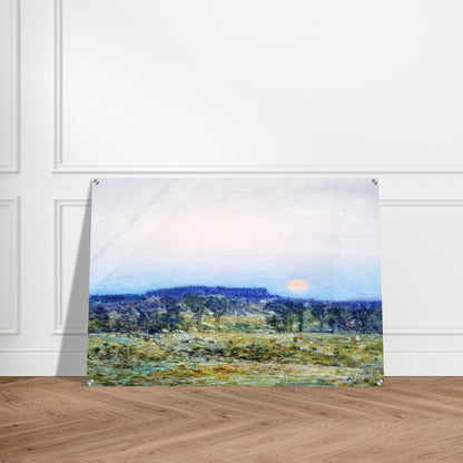 September Moonrise - Childe Hassam Acrylic Print - 70x100 cm / 28x40″ inches