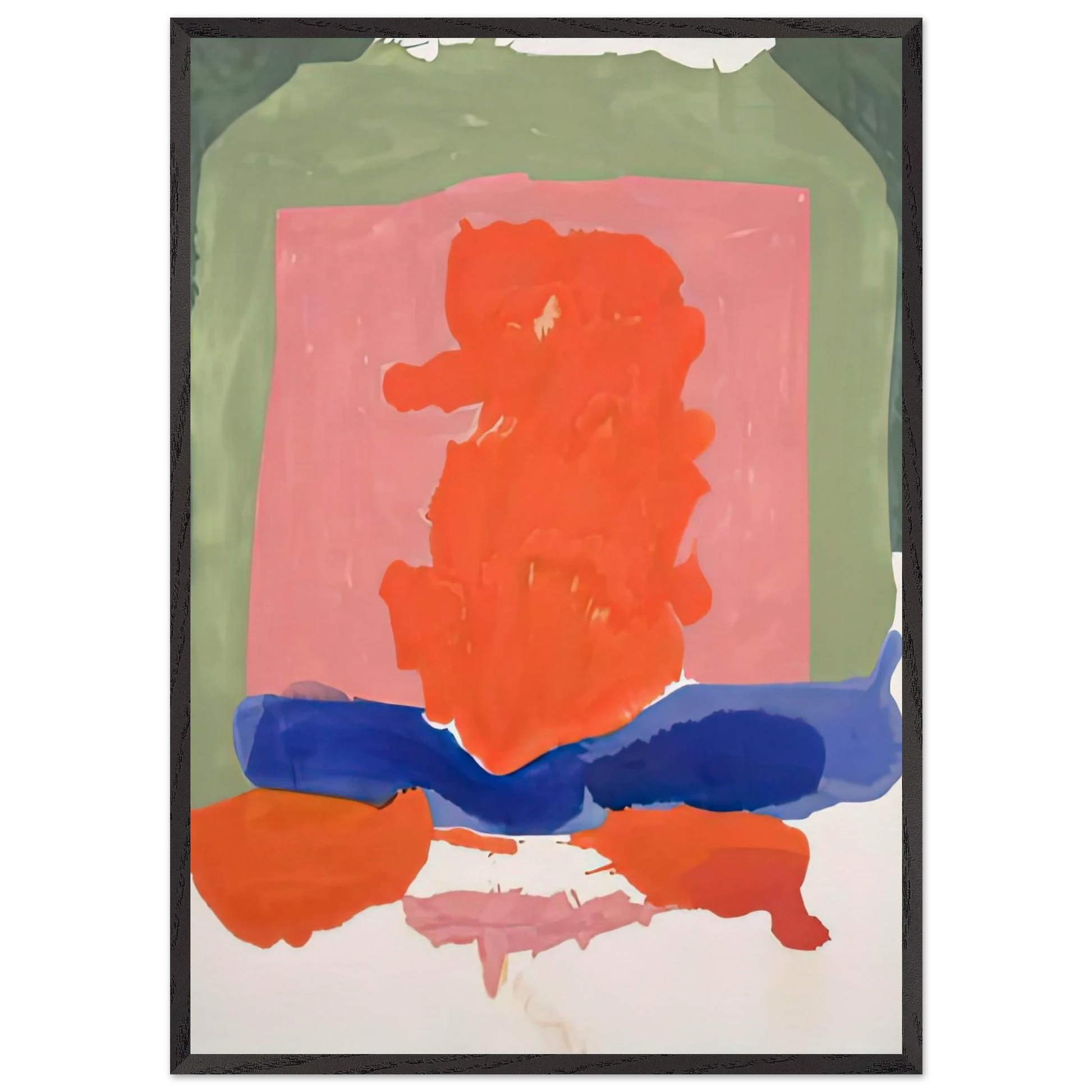Smalls Paradise 1964- - Helen Frankenthaler Framed Art Print – Black Wooden Frame - Default Title - -Framed Art Print