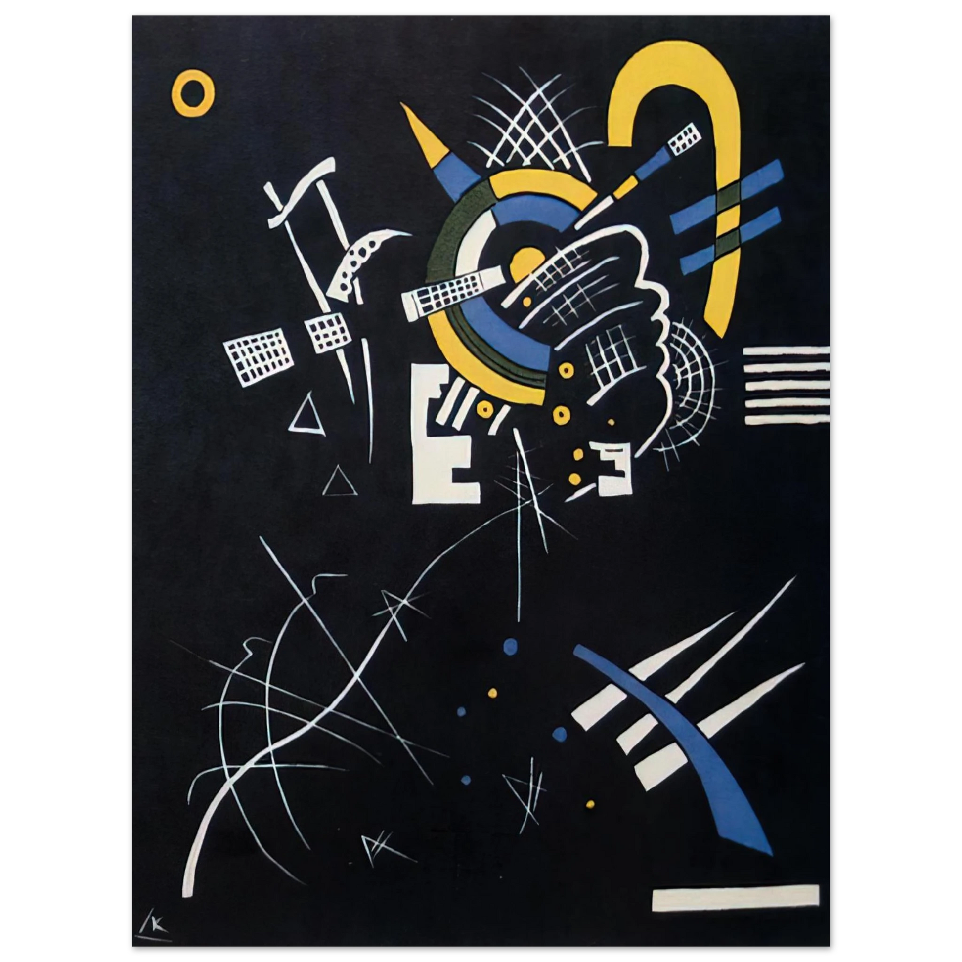 Wassily Kandinsky - SMALL WORLDS VII 1922 Fine Art Poster - Default Title