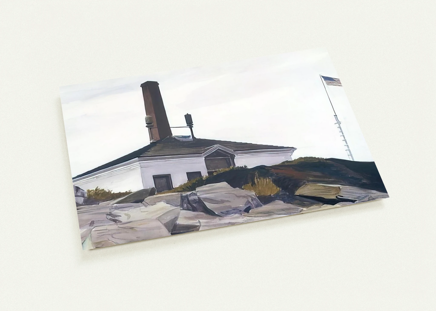 House of the Foghorn, I By Edward Hopper Pack of 10 Post Cards | Edward Hopper Post Cards | A6 (10.5 x 14.8 cm) - 4.1 x 5.8 inches