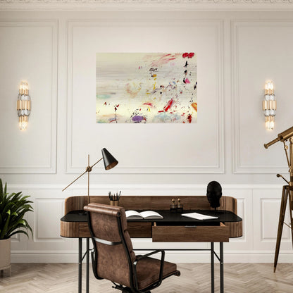 Bay of Naples - Cy Twombly Brushed Aluminum Print - 70x100 cm / 28x40 inches | Cy Twombly Aluminum Print | Cy Twombly Prints