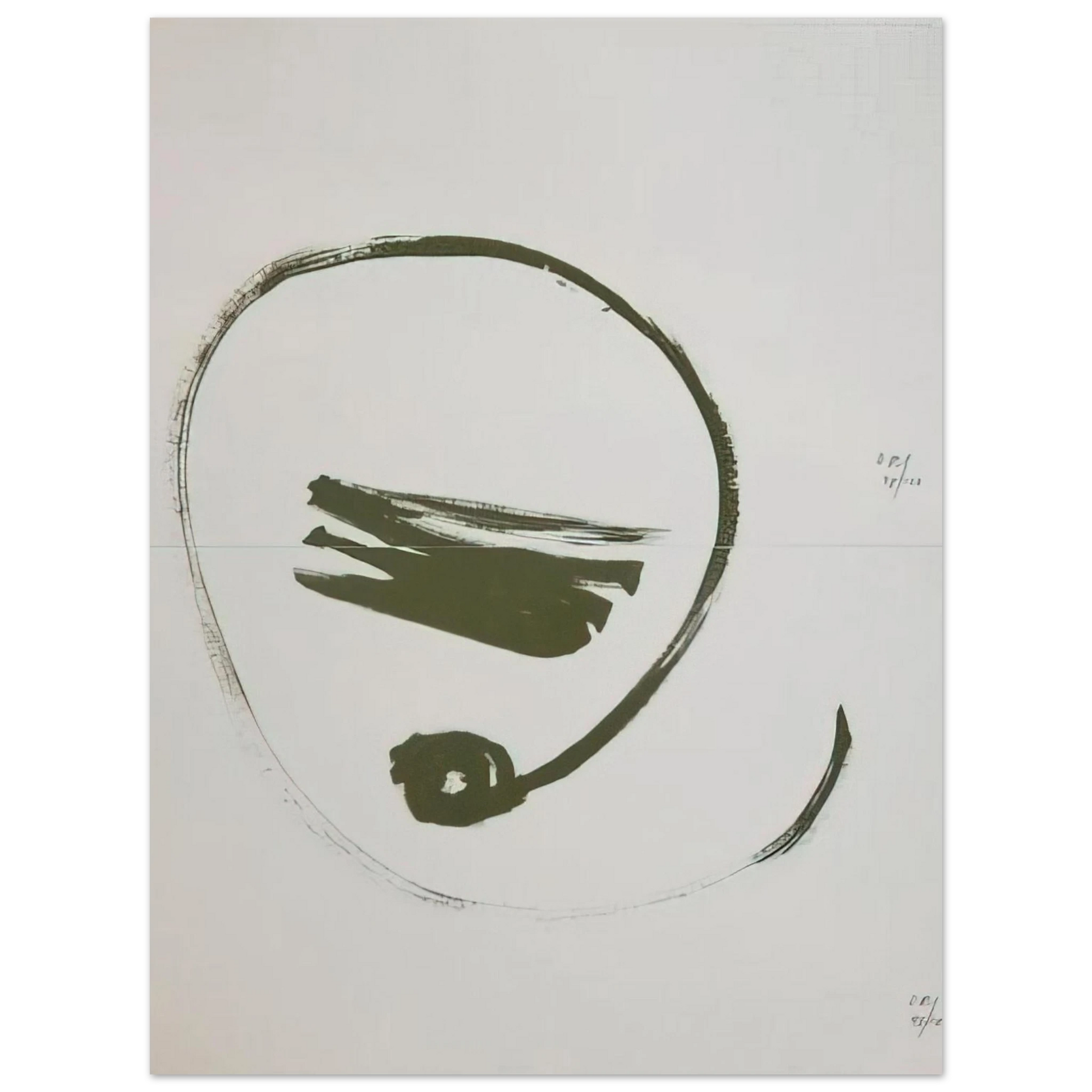 Dieter Roth - Brush Action - 1977 Fine Art Poster - Default Title