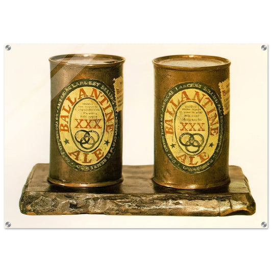 ALE CANS 1964 - Jasper Johns Acrylic Print - 70x100 cm / 28x40″ inches