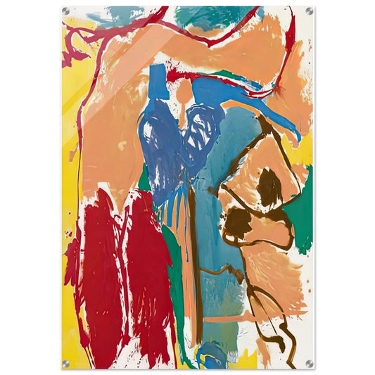 Mediterranean Thoughts, 1960- - Helen Frankenthaler Acrylic Print - 70x100 cm / 28x40″ inches