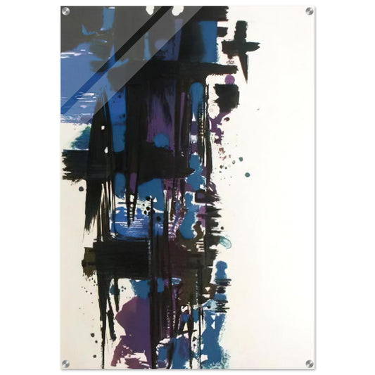 Illustration from 'Elegie pour Martin Luther King' - 1978 - Alfred Manessier Acrylic Print - 70x100 cm / 28x40″ inches | Alfred Manessier Wall Art | Alfred Manessier Prints