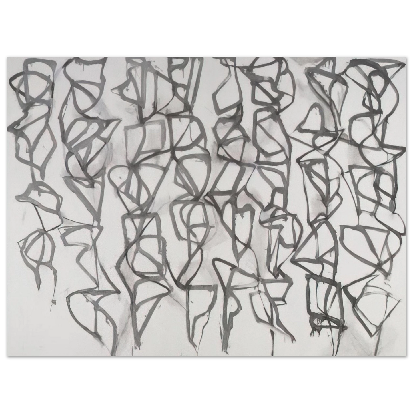 Brice Marden - Cold Mountain I Path - 1989 Fine Art Poster - Default Title
