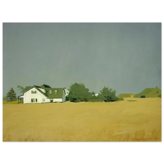 Fairfield Porter - WHEAT 1960 Fine Art Poster - Default Title