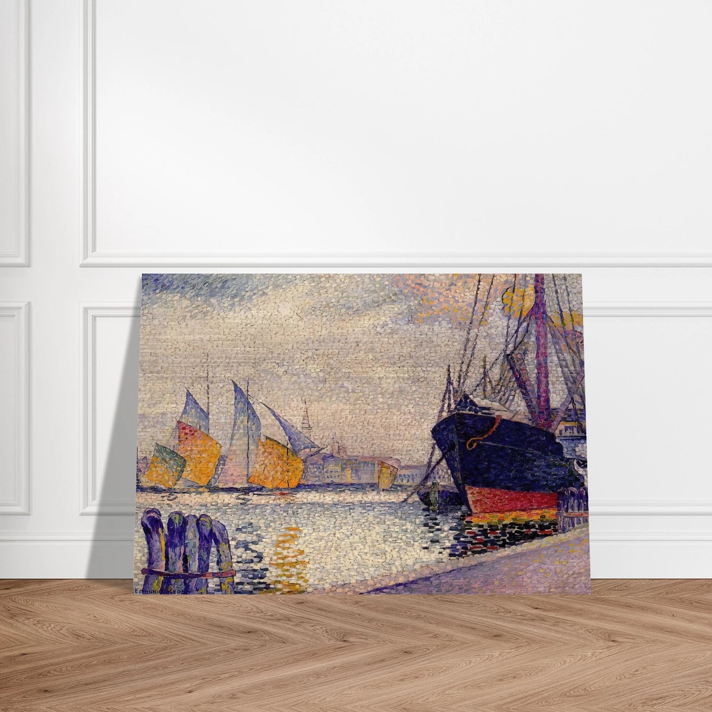 Canal de la Guidecca, Venice - Henri-Edmond Cross Brushed Aluminum Print - 70x100 cm / 28x40 inches | Henri-Edmond Cross Aluminum Print | Henri-Edmond Cross Prints