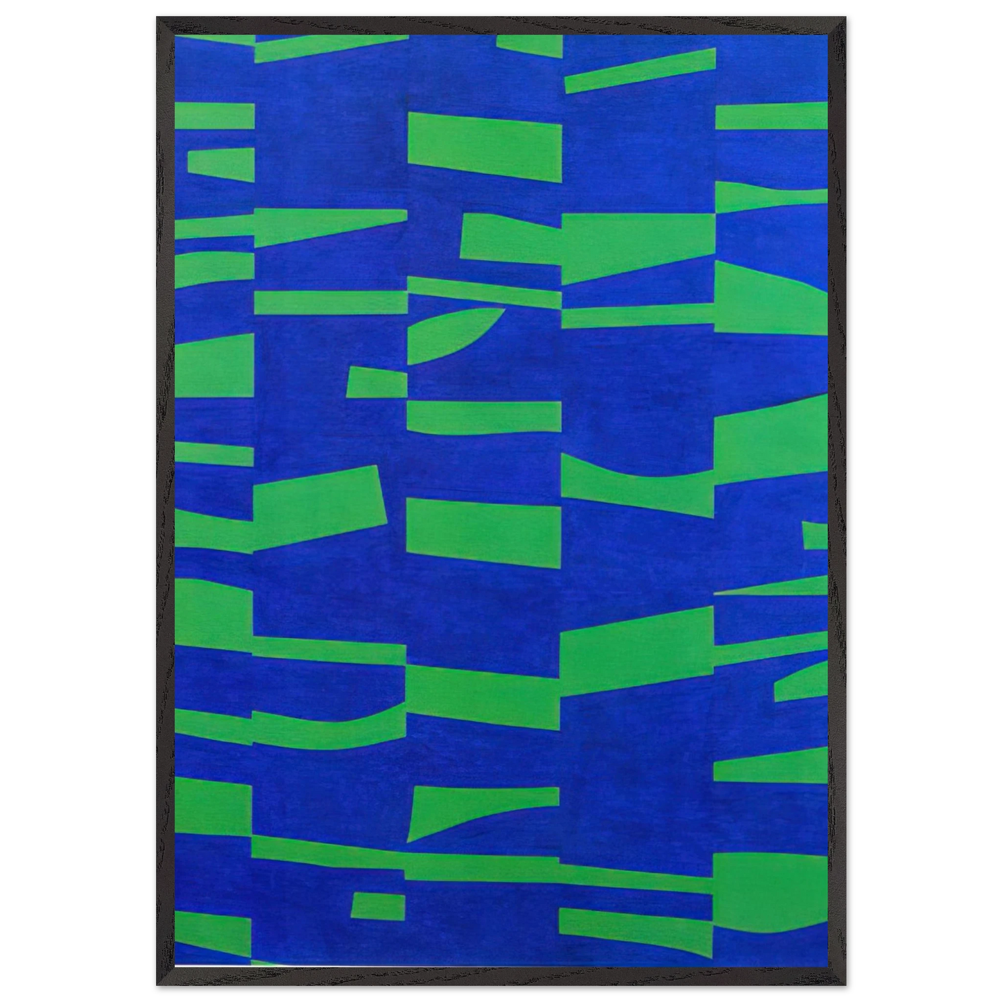 The Meschers - Ellsworth Kelly Framed Art Print – Black Wooden Frame - Default Title - -Framed Art Print