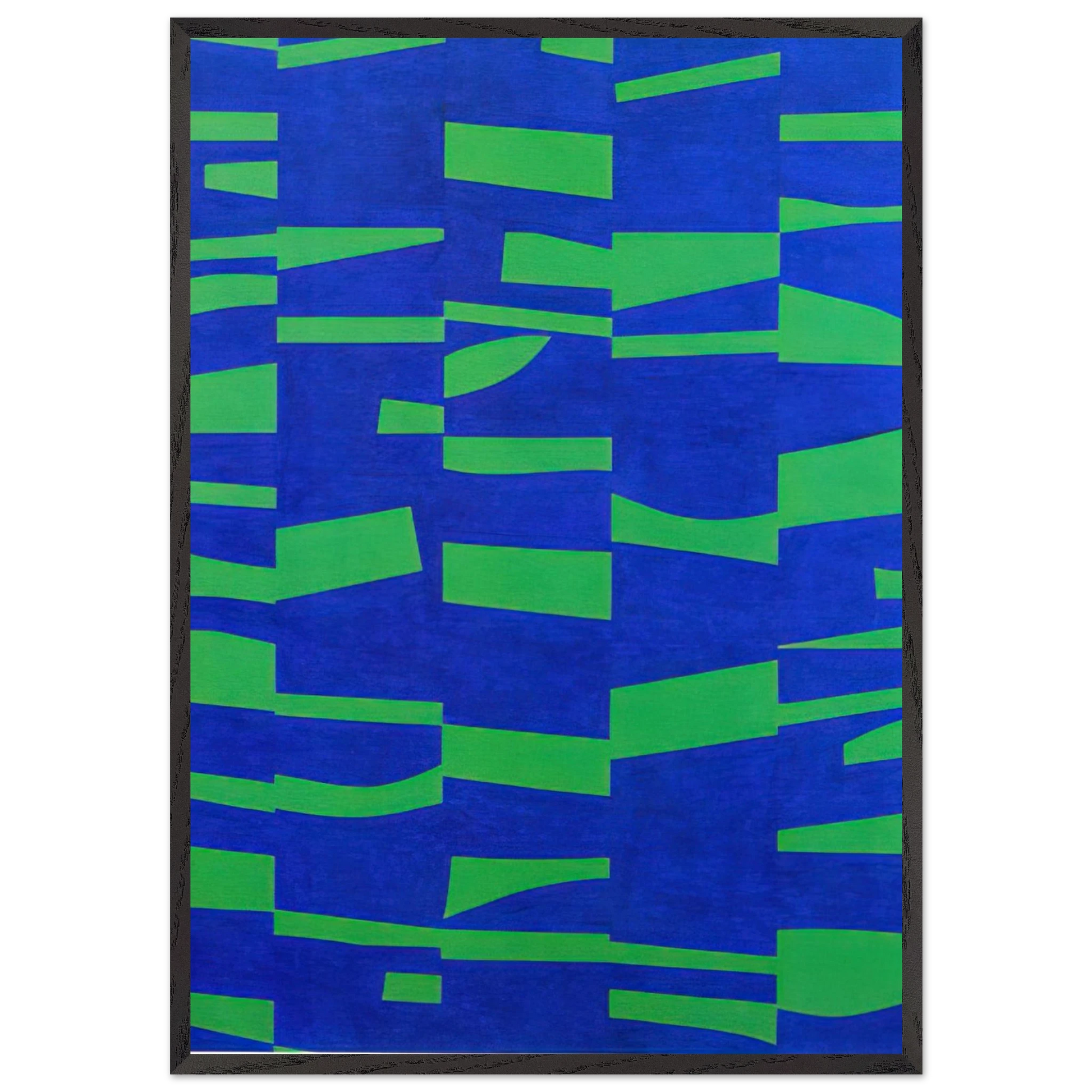 The Meschers - Ellsworth Kelly Framed Art Print – Black Wooden Frame - Default Title - -Framed Art Print