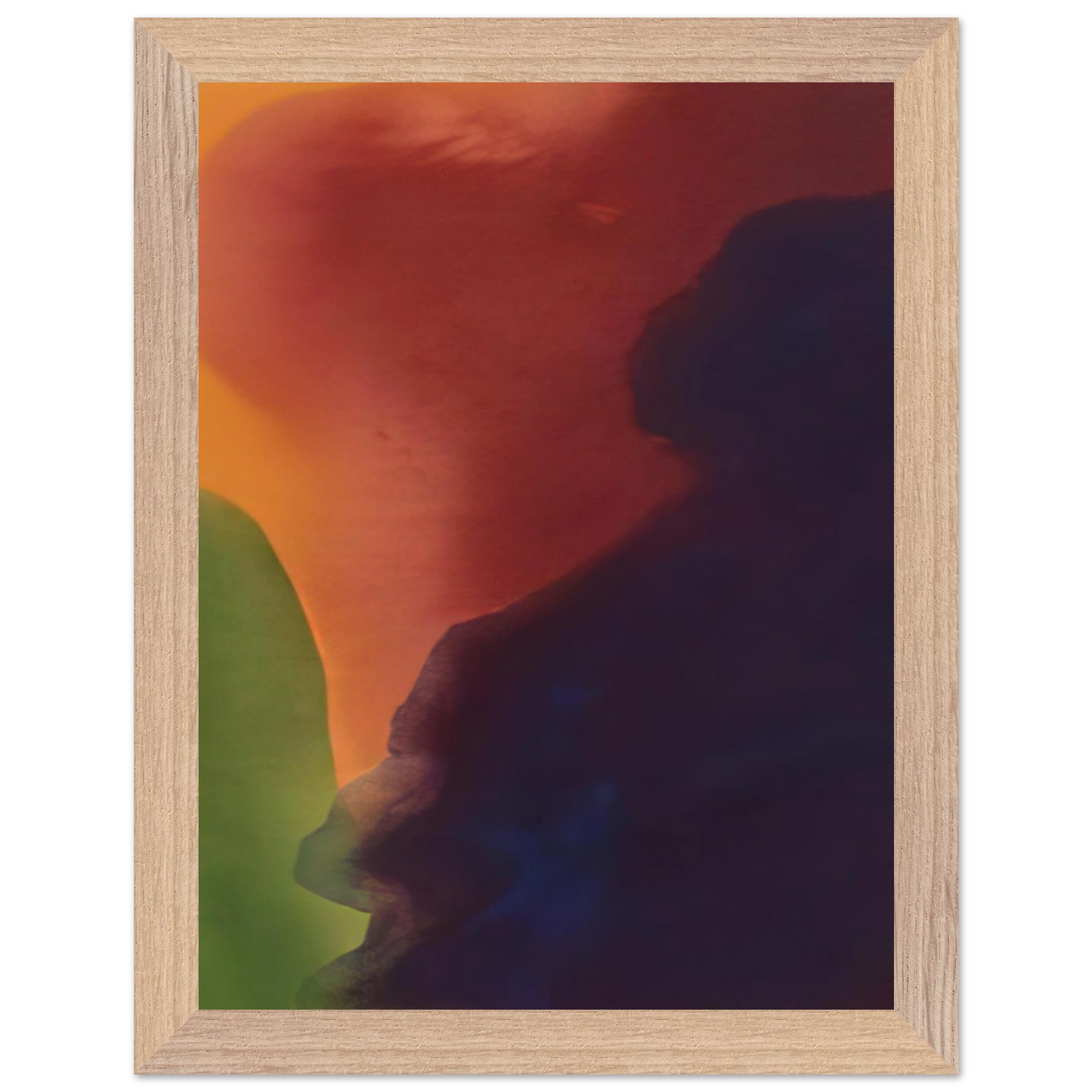 Helen Frankenthaler - Blue Atmosphere III - 1963 Wall art - 45x60 cm / 18x24 inches - Fine Art Poster - -