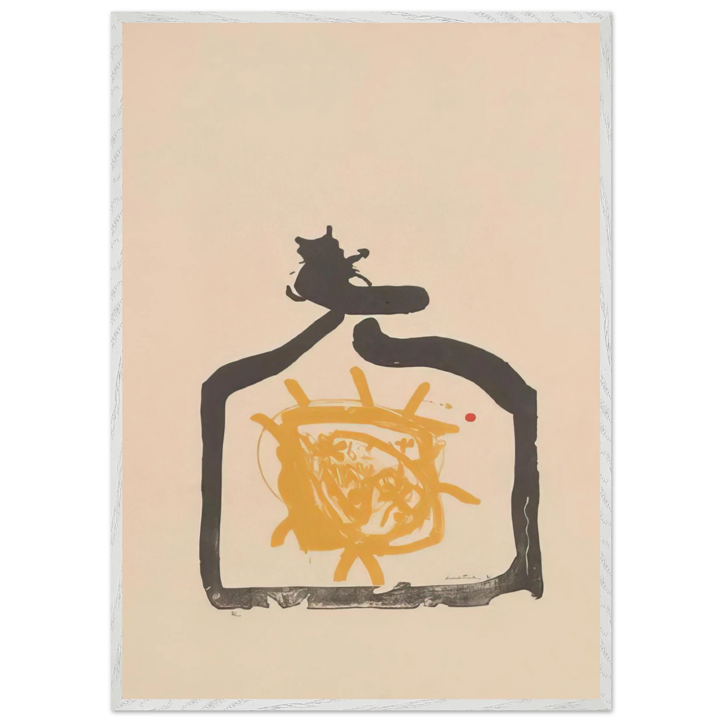 Helen Frankenthaler - May 26th Backwards - 1961 Wall art - A1 (59.4 x 84.1  cm) - Premium Wooden Framed Poster With Fine Art Paper - Wood frame