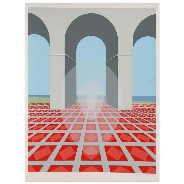 Clarence Holbrook Carter - Arches - 1979  75x100 cm / 30x40inches Fine Art Poster