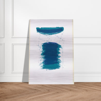 Very First Stone - Sam Francis Brushed Aluminum Print - 70x100 cm / 28x40 inches | Sam Francis Aluminum Print | Sam Francis Prints