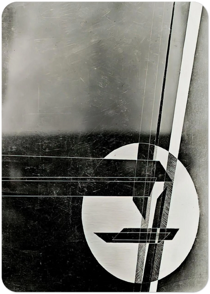 Composition By Laszlo Moholy-Nagy Pack of 10 Post Cards | Laszlo Moholy-Nagy Post Cards | A6 (10.5 x 14.8 cm) - 4.1 x 5.8 inches