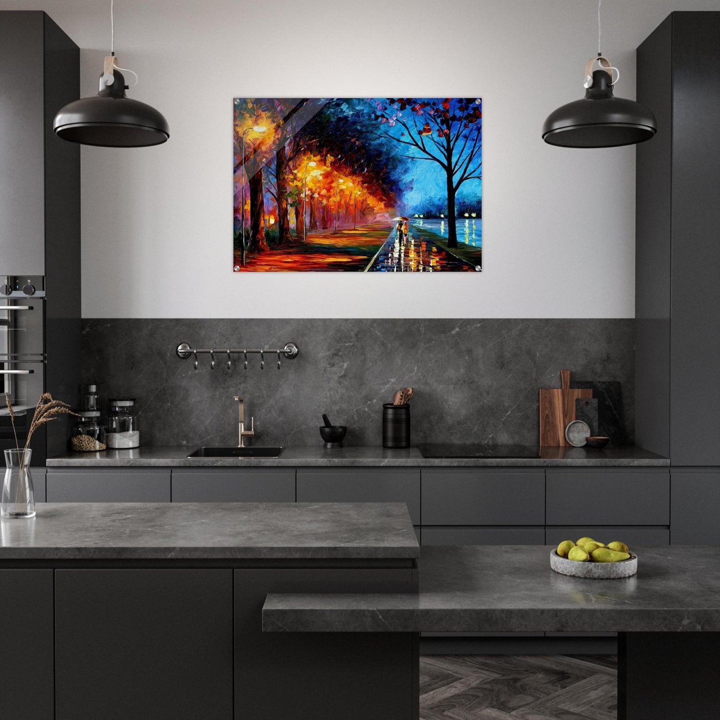 Leonid Afremov - Leonid Afremov Acrylic Print - 70x100 cm / 28x40″ inches | Leonid Afremov Wall Art | Leonid Afremov Prints