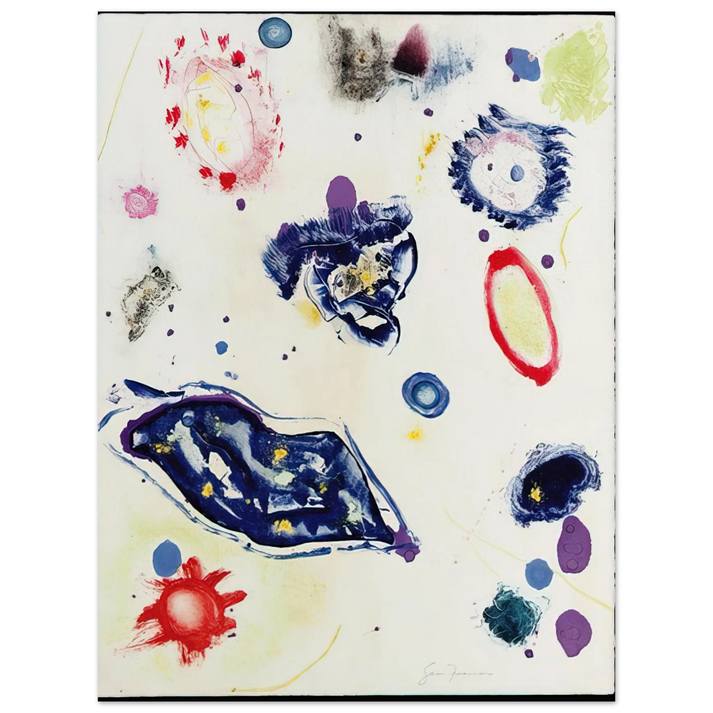Sam Francis - Untitled #1  75x100 cm / 30x40inches Fine Art Poster